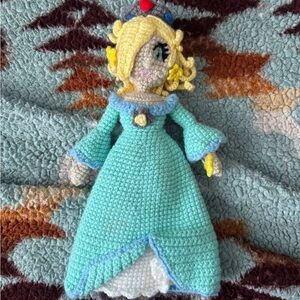Handmade crochet Rosalina Mario plush